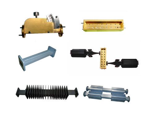 Low Insertion Loss High Power Tolerance Wide Frequency Coverage Waveguide Components for RF Microwave Systems