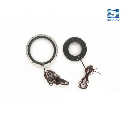 Transformateur rotatif double canal de haute précision avec noyau en ferrite pour conversion de signal sur une large plage de température