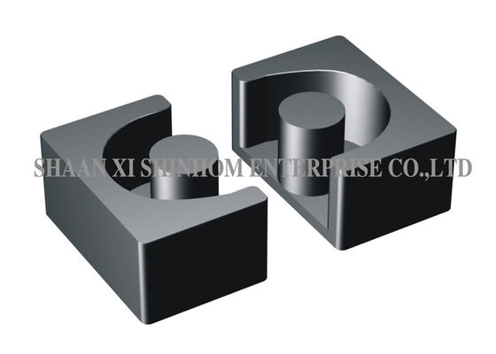 Noyau de ferrite magnétique doux de basse perte adapté aux besoins du client pour le transformateur à haute fréquence