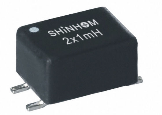 SMD inducteur commun horizontal de mode de filtre secteur/bobine d'obstruction commune de mode avec le cas
