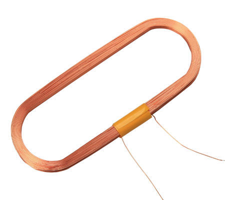 Diamètre de fil fait sur commande de la structure multicouche 0.12mm de bobine de noyau d'air d'antenne de bobine de la taille RFID