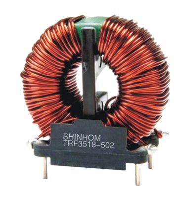 Inducteur toroïdal ISO9001 de noyau de ferrite d'inducteur commun de mode de système d'alimentation solaire
