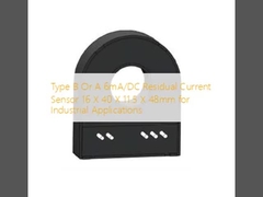 Sensor de courant résiduel de type B ou A de 6 mA/DC 16 X 40 X 11,5 X 48 mm pour les applications industrielles